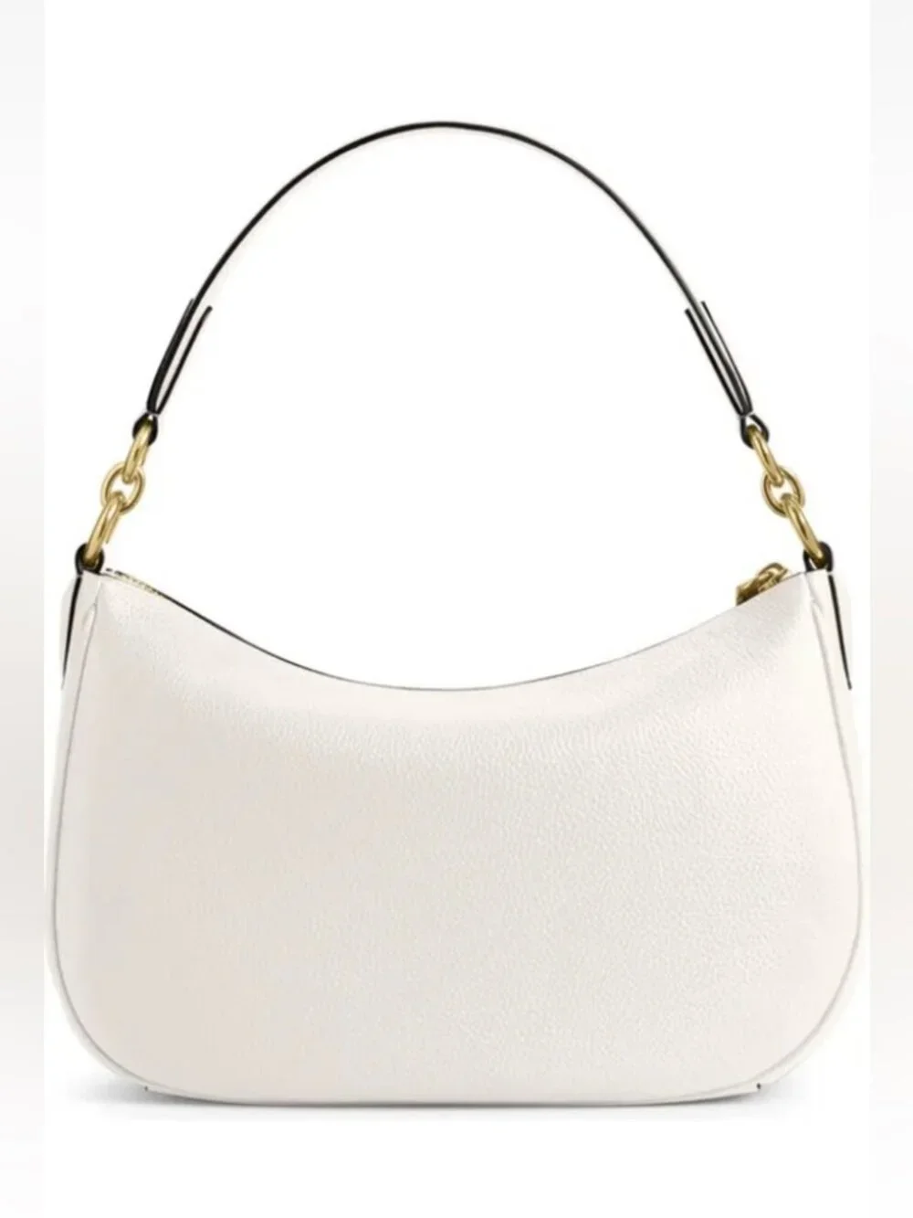 NWOT COACH Sutton Handbag/Crossbody in Chalk Polished Pebble Leather - Picture 4 of 14